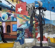 Arte comunitario de Cuba develado a brigadistas estadounidenses